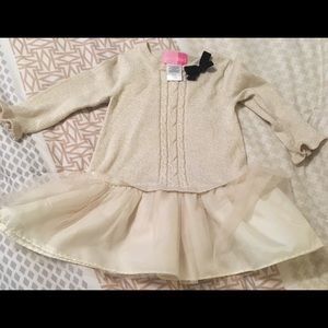Cute dressy girls winter long sleeve